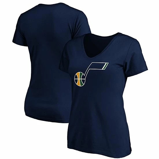 Women's Fanatics Branded Navy Utah Jazz Primary Logo Team V-Neck T-Shirt Women's Fanatics Branded Navy Utah Jazz Primary Logo Team V-Neck T-Shirt -Metaverse shop unnamed file 30787