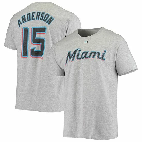 Men's Fanatics Branded Brian Anderson Gray Miami Marlins Name & Number T-shirt Men's Fanatics Branded Brian Anderson Gray Miami Marlins Name & Number T-shirt -Metaverse shop unnamed file 30790