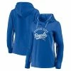 Women's Fanatics Branded Royal/Light Blue Kansas City Royals Game Ready Pullover Hoodie