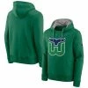 Men's Fanatics Branded Kelly Green/Gray Carolina Hurricanes Special Edition Archival Throwback Pullover Hoodie -Metaverse shop unnamed file 30805