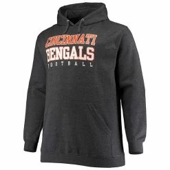 Men's Fanatics Branded Heathered Charcoal Cincinnati Bengals Big & Tall Practice Pullover Hoodie 4 Men's Fanatics Branded Heathered Charcoal Cincinnati Bengals Big & Tall Practice Pullover Hoodie -Metaverse shop unnamed file 30853