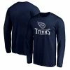 Men's Fanatics Branded Navy Tennessee Titans Team Lockup Long Sleeve T-Shirt