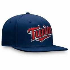 Men's Fanatics Branded Navy Minnesota Twins Team Core Fitted Hat -Metaverse shop unnamed file 31036