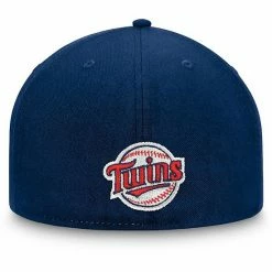 Men's Fanatics Branded Navy Minnesota Twins Team Core Fitted Hat -Metaverse shop unnamed file 31037