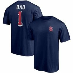 Men's Fanatics Branded Navy St. Louis Cardinals Number One Dad Team T-Shirt -Metaverse shop unnamed file 31039