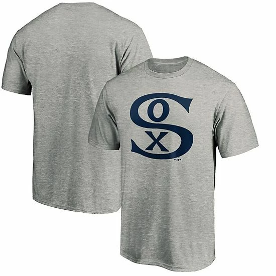 Men's Fanatics Branded Heathered Gray Chicago White Sox Big & Tall Cooperstown Collection Huntington Team T-Shirt 4 Men's Fanatics Branded Heathered Gray Chicago White Sox Big & Tall Cooperstown Collection Huntington Team T-Shirt - Image 2