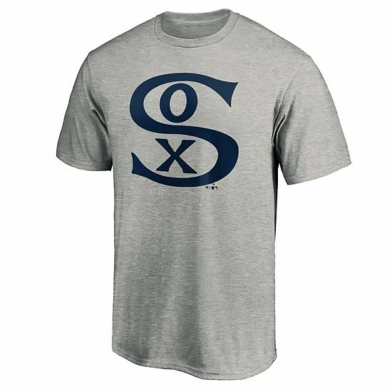 Men's Fanatics Branded Heathered Gray Chicago White Sox Big & Tall Cooperstown Collection Huntington Team T-Shirt 5 Men's Fanatics Branded Heathered Gray Chicago White Sox Big & Tall Cooperstown Collection Huntington Team T-Shirt - Image 3