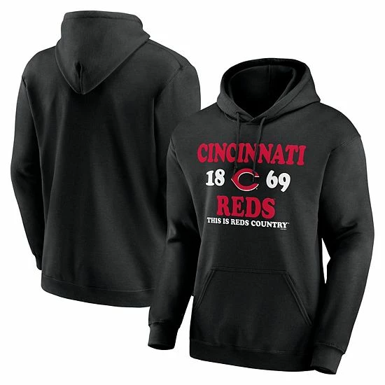 Men's Fanatics Branded Black Cincinnati Reds Fierce Competitor Pullover Hoodie Men's Fanatics Branded Black Cincinnati Reds Fierce Competitor Pullover Hoodie -Metaverse shop unnamed file 3107