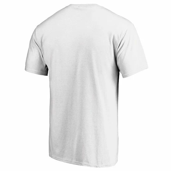 Men's Fanatics Branded White New York Giants Big & Tall Team Logo Lockup T-Shirt 6 Men's Fanatics Branded White New York Giants Big & Tall Team Logo Lockup T-Shirt - Image 4