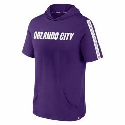 Men's Fanatics Branded Purple Orlando City SC Definitive Victory Short-Sleeved Pullover Hoodie -Metaverse shop unnamed file 3119