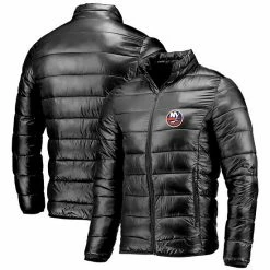 Men's Fanatics Branded Black New York Islanders Polyester Puffer Jacket