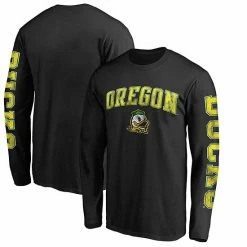 Men's Fanatics Branded Black Oregon Ducks Arch Over Logo 2-Hit Long Sleeve T-Shirt 3 Men's Fanatics Branded Black Oregon Ducks Arch Over Logo 2-Hit Long Sleeve T-Shirt -Metaverse shop unnamed file 31210