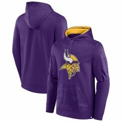 Men's Fanatics Branded Purple Minnesota Vikings On The Ball Pullover Hoodie -Metaverse shop unnamed file 31246