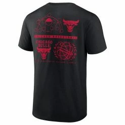Men's Fanatics Branded Black Chicago Bulls Court Street Collective T-Shirt -Metaverse shop unnamed file 31306