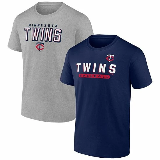 Men's Fanatics Branded Navy/Heathered Gray Minnesota Twins Parent T-Shirt Combo Pack Men's Fanatics Branded Navy/Heathered Gray Minnesota Twins Parent T-Shirt Combo Pack -Metaverse shop unnamed file 31315