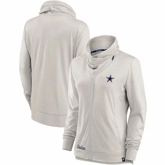 Women's Fanatics Branded Cream Dallas Cowboys Break It Loose Cowl Neck Full-Zip Sweatshirt Women's Fanatics Branded Cream Dallas Cowboys Break It Loose Cowl Neck Full-Zip Sweatshirt -Metaverse shop unnamed file 31392