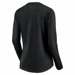 Women's Fanatics Branded Black New York Jets Highly Valued Long Sleeve V-Neck T-Shirt -Metaverse shop unnamed file 31462