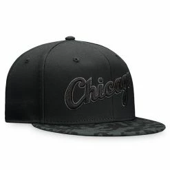 Men's Fanatics Branded Black Chicago White Sox Camo Brim Fitted Hat -Metaverse shop unnamed file 31482