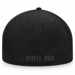 Men's Fanatics Branded Black Chicago White Sox Camo Brim Fitted Hat -Metaverse shop unnamed file 31483