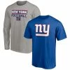Men's Fanatics Branded Royal/Heathered Gray New York Giants T-Shirt Combo Set -Metaverse shop unnamed file 31503