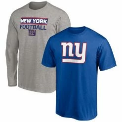 Men's Fanatics Branded Royal/Heathered Gray New York Giants T-Shirt Combo Set -Metaverse shop unnamed file 31504