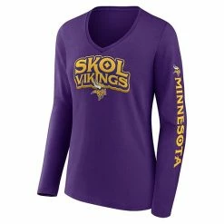 Women's Fanatics Branded Purple Minnesota Vikings Hometown Sweep Long Sleeve V-Neck T-Shirt 4 Women's Fanatics Branded Purple Minnesota Vikings Hometown Sweep Long Sleeve V-Neck T-Shirt -Metaverse shop unnamed file 3151