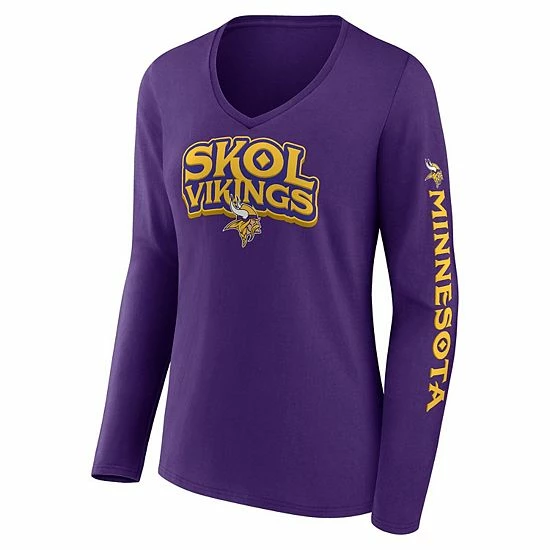Women's Fanatics Branded Purple Minnesota Vikings Hometown Sweep Long Sleeve V-Neck T-Shirt Women's Fanatics Branded Purple Minnesota Vikings Hometown Sweep Long Sleeve V-Neck T-Shirt -Metaverse shop unnamed file 3151