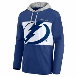 Men's Fanatics Branded Blue/White Tampa Bay Lightning Block Party Unmatched Skill Pullover Hoodie -Metaverse shop unnamed file 31517