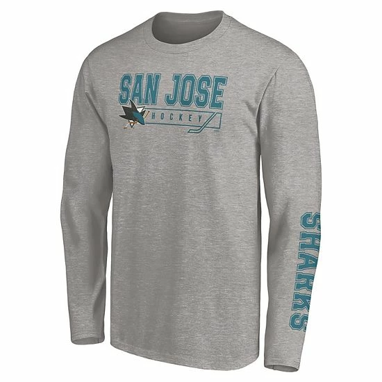 Men's Fanatics Branded Black/Heathered Gray San Jose Sharks 2-Pack T-Shirt Combo Set Men's Fanatics Branded Black/Heathered Gray San Jose Sharks 2-Pack T-Shirt Combo Set -Metaverse shop unnamed file 31526