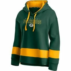 Women's Fanatics Branded Green/Gold Green Bay Packers Colors Of Pride Colorblock Pullover Hoodie 3 Women's Fanatics Branded Green/Gold Green Bay Packers Colors Of Pride Colorblock Pullover Hoodie -Metaverse shop unnamed file 31535