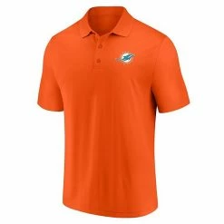 Men's Fanatics Branded Aqua/Orange Miami Dolphins Home And Away 2-Pack Polo Set -Metaverse shop unnamed file 31591