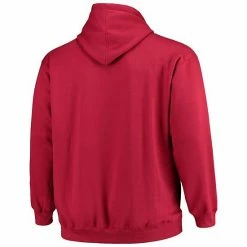 Men's Fanatics Branded Red Atlanta Falcons Big & Tall Stacked Pullover Hoodie -Metaverse shop unnamed file 31600