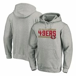 Men's Fanatics Branded Heathered Charcoal San Francisco 49ers Big & Tall On Side Stripe Pullover Hoodie 5 Men's Fanatics Branded Heathered Charcoal San Francisco 49ers Big & Tall On Side Stripe Pullover Hoodie -Metaverse shop unnamed file 31633