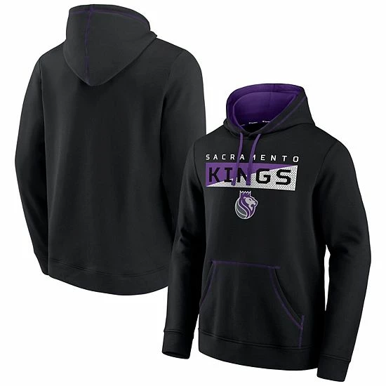 Men's Fanatics Branded Black/Purple Sacramento Kings Split The Crowd Pullover Hoodie Men's Fanatics Branded Black/Purple Sacramento Kings Split The Crowd Pullover Hoodie -Metaverse shop unnamed file 31648