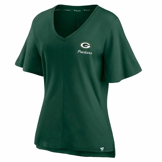 Women's Fanatics Branded Green Green Bay Packers Southpaw Flutter V-Neck T-Shirt Women's Fanatics Branded Green Green Bay Packers Southpaw Flutter V-Neck T-Shirt -Metaverse shop unnamed file 3166