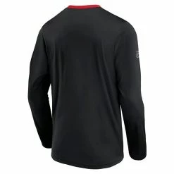 Men's Fanatics Branded Black Chicago Blackhawks Authentic Pro Locker Room Long Sleeve T-Shirt -Metaverse shop unnamed file 31666