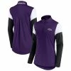 Women's Fanatics Branded Purple/Black Baltimore Ravens Block Party Team Authentic Quarter-Zip Jacket -Metaverse shop unnamed file 31718