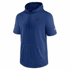 Men's Fanatics Branded Blue Toronto Maple Leafs Authentic Pro Travel And Training Short Sleeve Pullover Hoodie -Metaverse shop unnamed file 31732