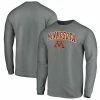Men's Fanatics Branded Charcoal Minnesota Golden Gophers Campus Logo Long Sleeve T-Shirt -Metaverse shop unnamed file 31786
