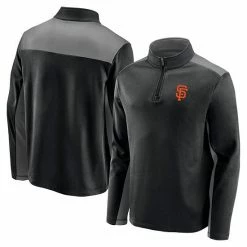 Men's Fanatics Branded Black San Francisco Giants Team Primary Logo Quarter-Zip Jacket 3 Men's Fanatics Branded Black San Francisco Giants Team Primary Logo Quarter-Zip Jacket -Metaverse shop unnamed file 31808
