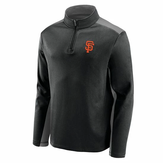Men's Fanatics Branded Black San Francisco Giants Team Primary Logo Quarter-Zip Jacket Men's Fanatics Branded Black San Francisco Giants Team Primary Logo Quarter-Zip Jacket -Metaverse shop unnamed file 31809