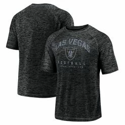 Men's Fanatics Branded Black Las Vegas Raiders Shade Battle Ready Raglan Space-Dye T-Shirt -Metaverse shop unnamed file 31811