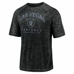 Men's Fanatics Branded Black Las Vegas Raiders Shade Battle Ready Raglan Space-Dye T-Shirt -Metaverse shop unnamed file 31812