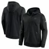 Men's Fanatics Branded Black Dallas Stars Authentic Pro Travel & Training Full-Zip Hoodie