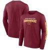 Men's Fanatics Branded Burgundy Washington Commanders Go The Distance Long Sleeve T-Shirt -Metaverse shop unnamed file 3184