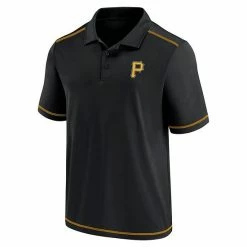 Men's Fanatics Branded Black Pittsburgh Pirates Primary Team Logo Polo -Metaverse shop unnamed file 31843