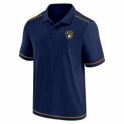 Men's Fanatics Branded Navy Milwaukee Brewers Primary Team Logo Polo -Metaverse shop unnamed file 31847