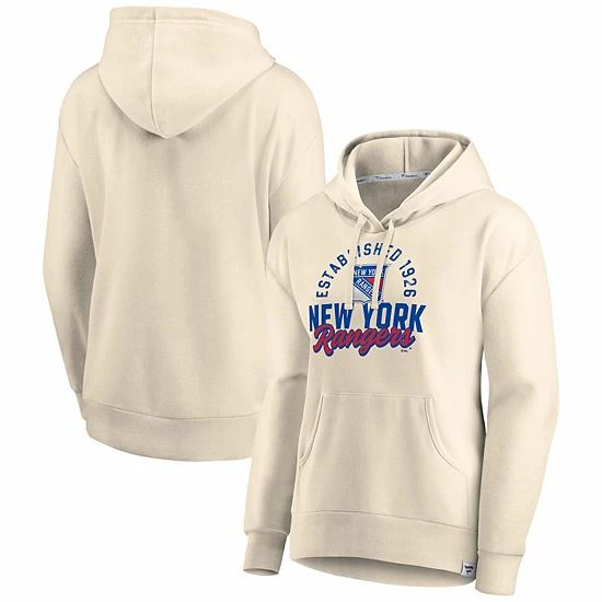 Women's Fanatics Branded Cream New York Rangers Carry the Puck Pullover Hoodie Sweatshirt Women's Fanatics Branded Cream New York Rangers Carry The Puck Pullover Hoodie Sweatshirt -Metaverse shop unnamed file 31856