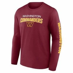 Men's Fanatics Branded Burgundy Washington Commanders Go The Distance Long Sleeve T-Shirt -Metaverse shop unnamed file 3186