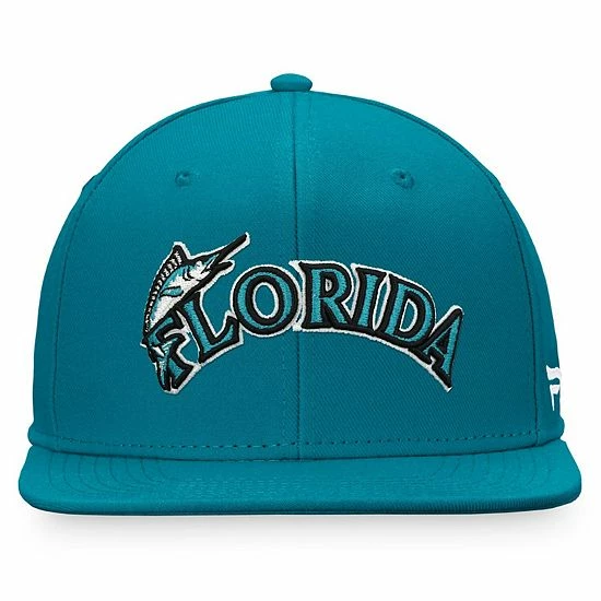Men's Fanatics Branded Teal Miami Marlins Cooperstown Collection Fitted Hat Men's Fanatics Branded Teal Miami Marlins Cooperstown Collection Fitted Hat -Metaverse shop unnamed file 31944